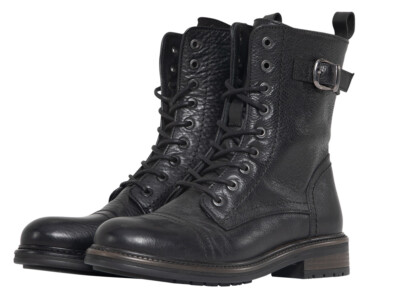 John Doe Jackie High Gheel Motorradstiefel Damen (schwarz) Gr: 40