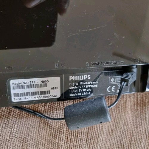 Philips 7" Digital Photo Frame 7FF3FPB/05.Used..Tested.Working. - Picture 10 of 12