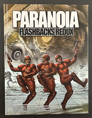 Paranoia RPG  Flashbacks Redux  MGP6678 Mongoose 2011 HC rare HtF used very good