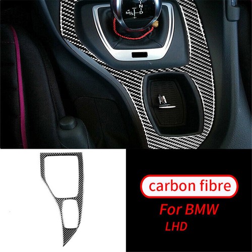For BMW X1 E84 1015 Real Carbon Fiber Center Gear Shift Lever Panel