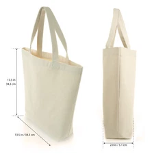 Amazon Liquidation Box of Canvas Tote bags (Lot of 50 pieces)