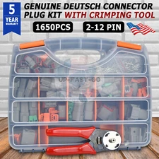 1650PC Wire For Deutsch DT Connector Plug Kit With Crimp Tool Automotive US