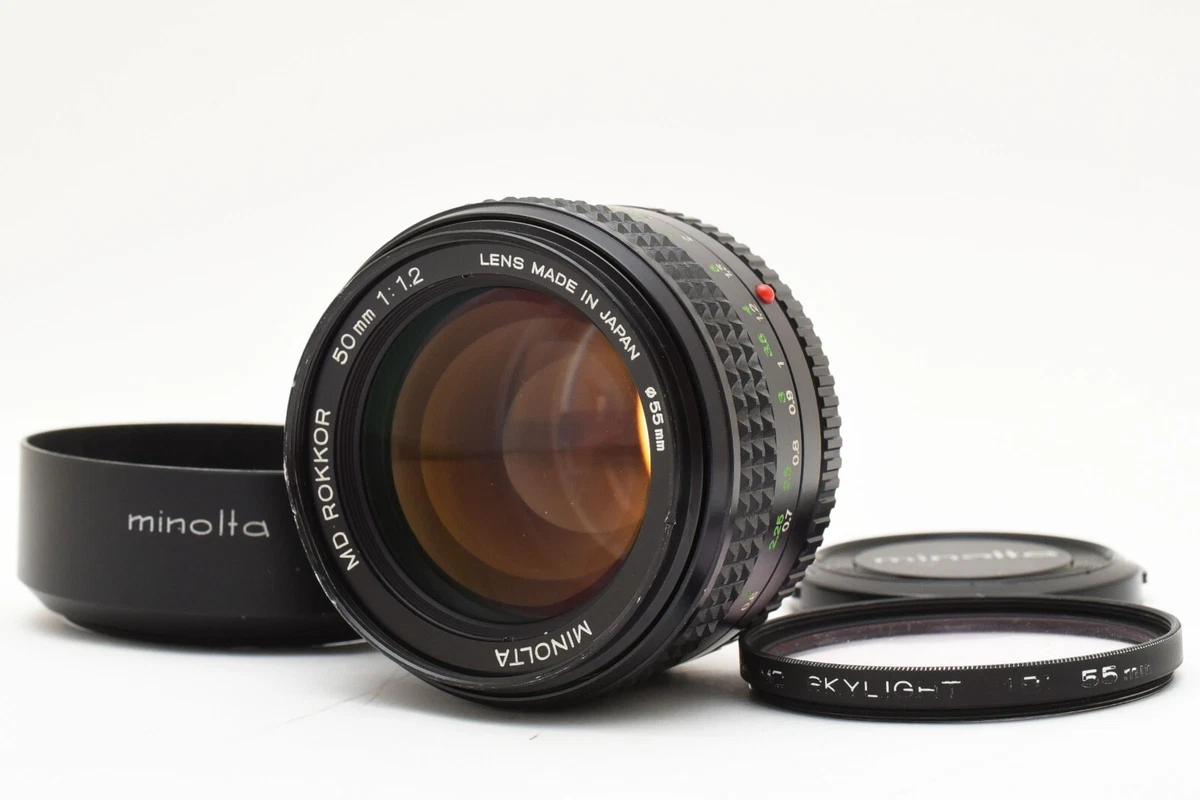 Minolta MD f/1.2 Camera Lenses 50mm Focal for sale | eBay