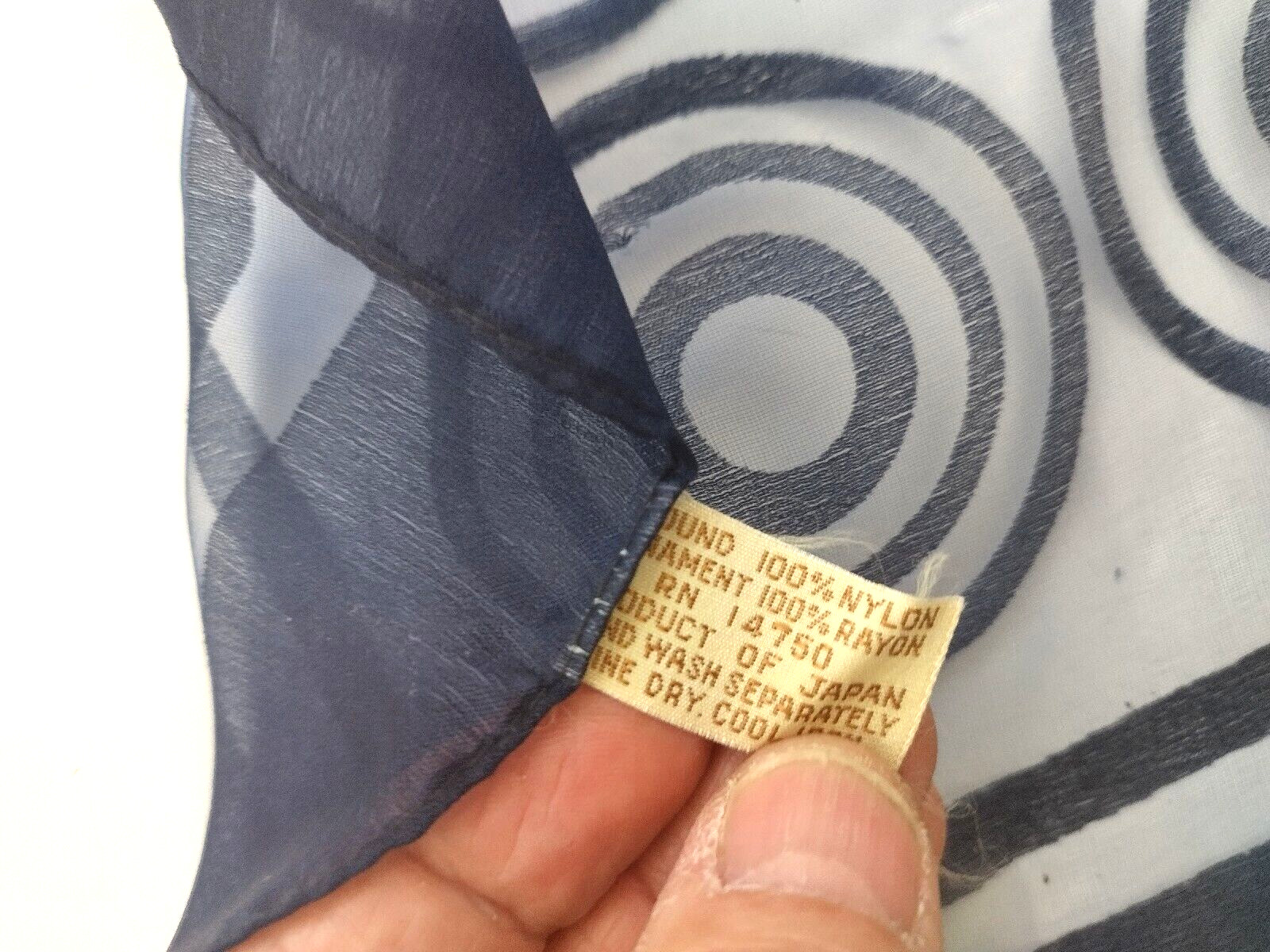 3 Scarf Bundle Assorted Sheer Dark - image 10