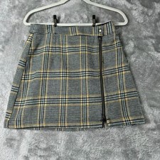 Abercrombie Fitch Plaid Mini Skirt Women s Small Academia Preppy Y2K Grunge