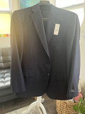 Brooks Brothers Vitale Barberis Canonico 1818 Madison Navy Pinstripe Suit 41 R