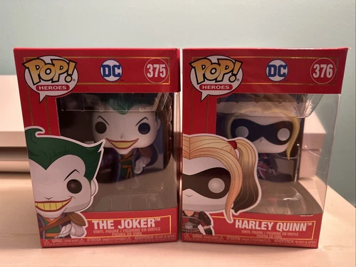 Funko Pop! Vinyl: DC Universe LOT - The Joker #375 & Harley Quinn #376
