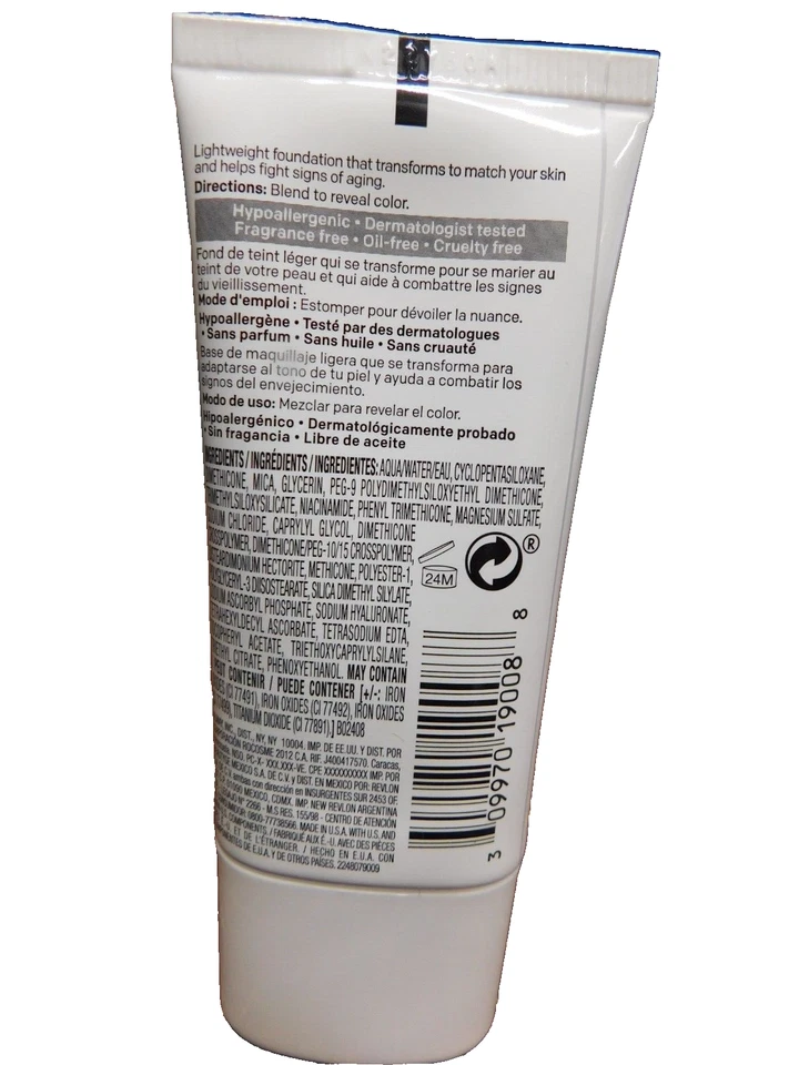 Almay Ageless Smart Shade Foundation, 800 Deep, Hypoallergenic-2 Pack - Image 3 of 3