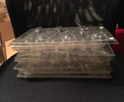 Large Lot of 10 EASTER Candy Making Molds ~ Bunnies, lambs, Eggs, Basket, Chicks