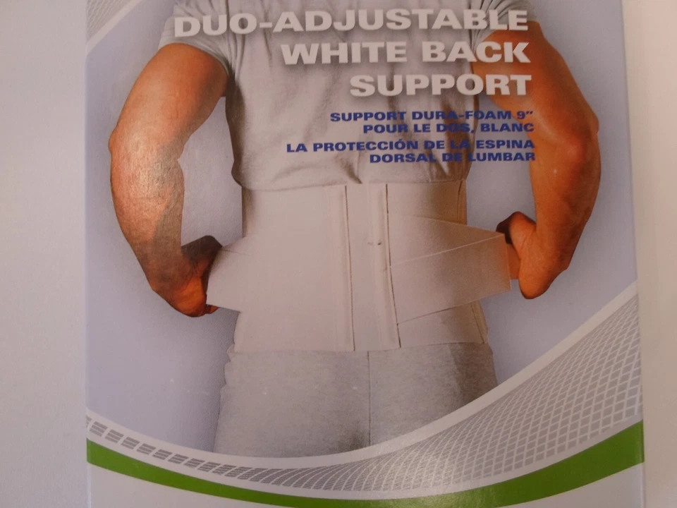 Спортивная помощь двойной регулируемый белый спина поддержка X-маленький/маленький 26 «-36» бедра - Изображение 2 из 4