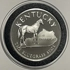 Vintage Kentucky State Proof Collectible Coin Sterling Silver .925 Medal Round