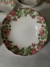 NIKKO TABLEWARE JAPAN 6 3/4" SOUP/CEREAL BOWLS  "PRECIOUS" RETIRED