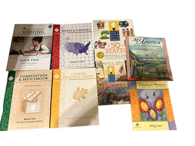 Memoria Press States & Capitals, Classical Phonics, Simply Classical Writing