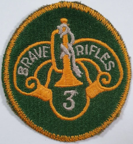WWII WW2 US Army 3rd Armored Cavalry Regiment Cloth Patch badge