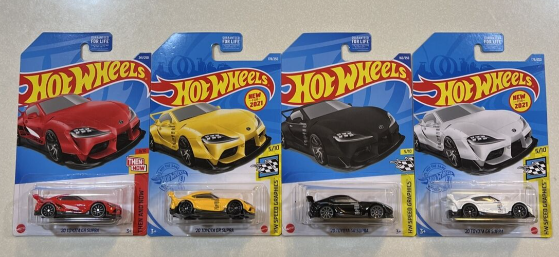 ⭐︎値下⭐︎Hot Wheels Delivery 20-Car Set⭐︎ NEW 2022 Hot Wheels '20 Toyota GR Supra Black GameStop Ex