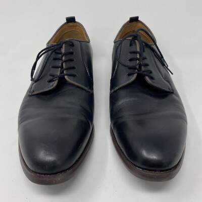 Aldo Mens Leather Oxford Shoes Lace Up Black Sz 10.5 | eBay display picture 2