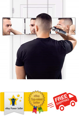 SELF-CUT SYSTEM Travel Version - Three Way Mirror for Self Hair Cutting with and