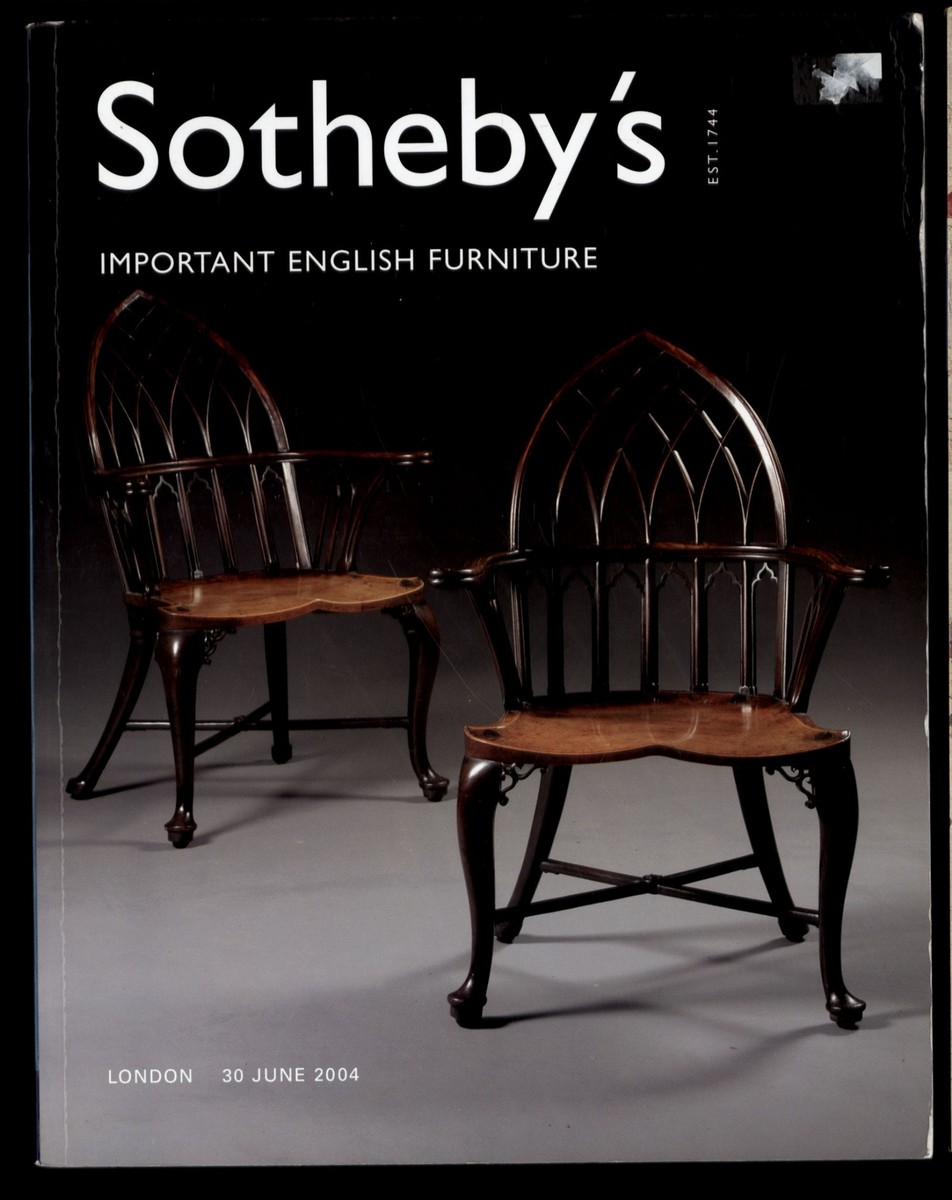 SOTHEBYS catalog LO4300 *IMPORTANT ENGLISH FURNITURE London UK