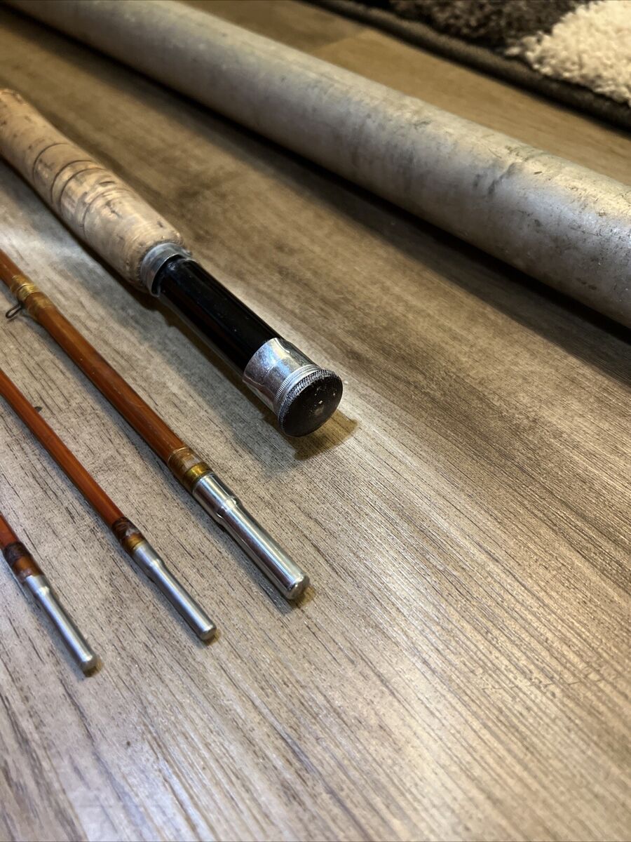 Vintage South Bend 323 Bamboo Fly Rod 9' W/ Metal Tube Vintage South Bend 323 Bamboo Fly Rod 9' W/ Metal Tube