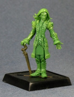 Ilnerik Sivanshin Pathfinder Miniature - Unpainted RPG Figure For Tabletop Gaming