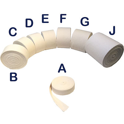 QUALICARE PREMIUM SCHLAUCH ELASTISCHE STÜTZE VERSTAUCHUNG KOMPRESSION BANDAGE ALLE GRÖßEN