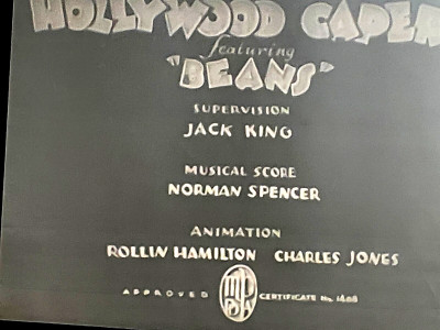 Hollywood Capers BW 16mm WB Merrie Melodies Toon Early Chuck Jones 1935 