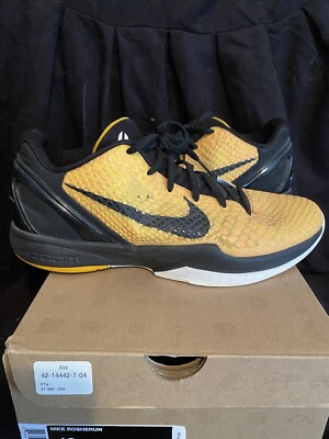Nike Zoom Kobe VI 6 Lightbulb Del Sol Black Tour Yellow White 2011