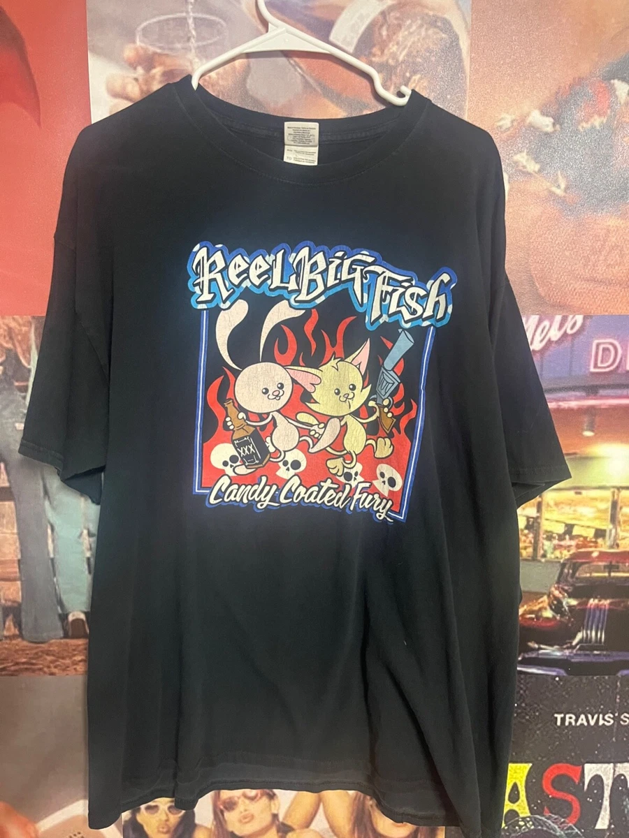 vintage Reel Big Fish candy coated fury graphic t shirt size XL band tee