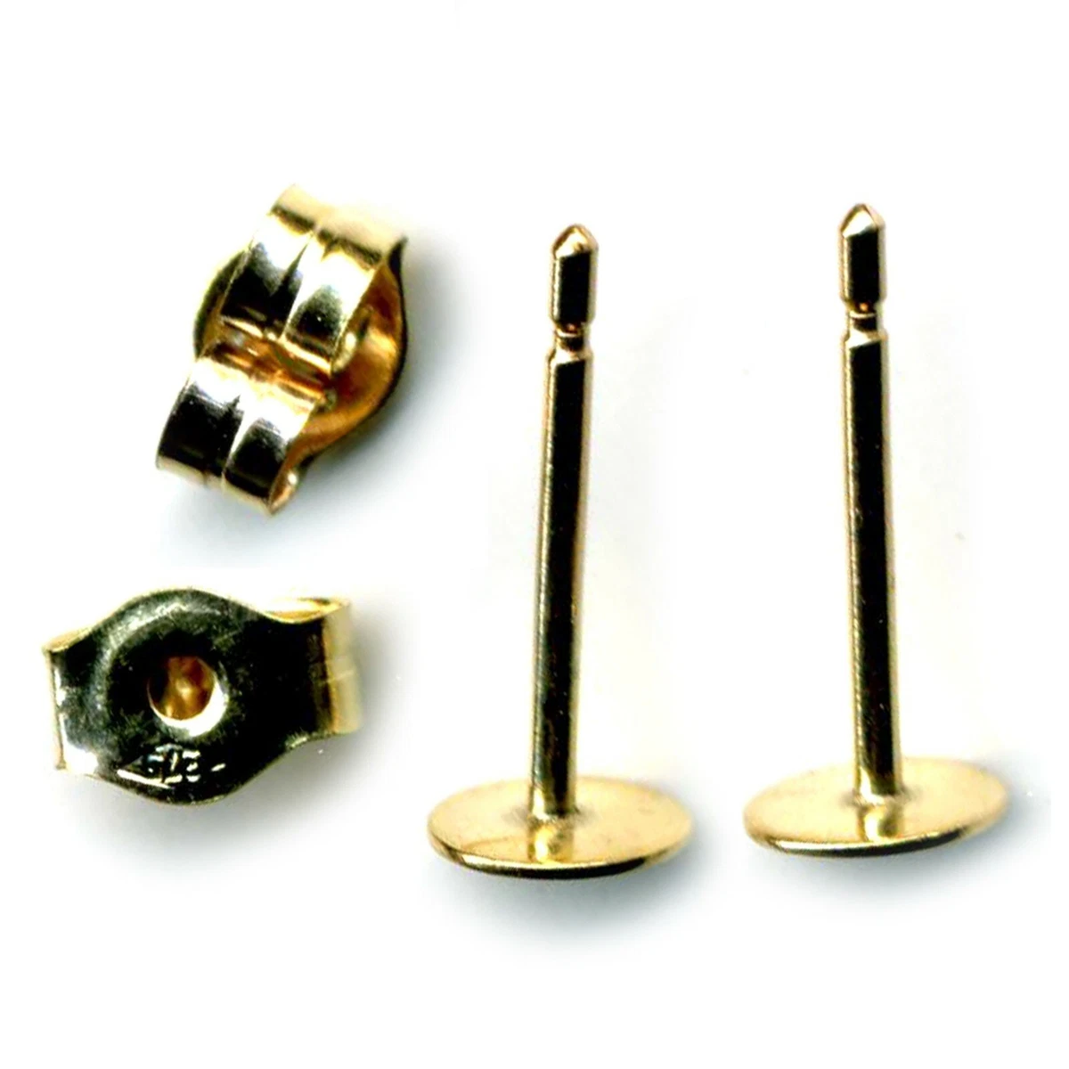 Jagowa Kit 600 Pezzi Per Creare Orecchini: Ganci, Anelli Aperti E Retro Sicurezza In Argento Placcato 925, Oro - 5