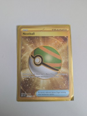 Pokemon Nestball GOLD Deutsch 255/198 Karmesin & Purpur Near Mint