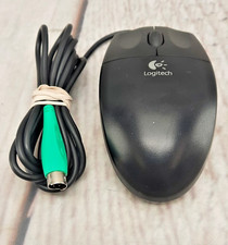 Logitech M-SBF90 Wired Optical Mouse Black Clean