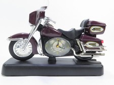 Motorrad Uhr - Wecker, Harley Davidson E-Glide, weckt mit Motorgeräusch