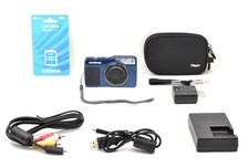 Near Mint Olympus Stylus VG-190 BLue W/Charger and case From Japan US Stock