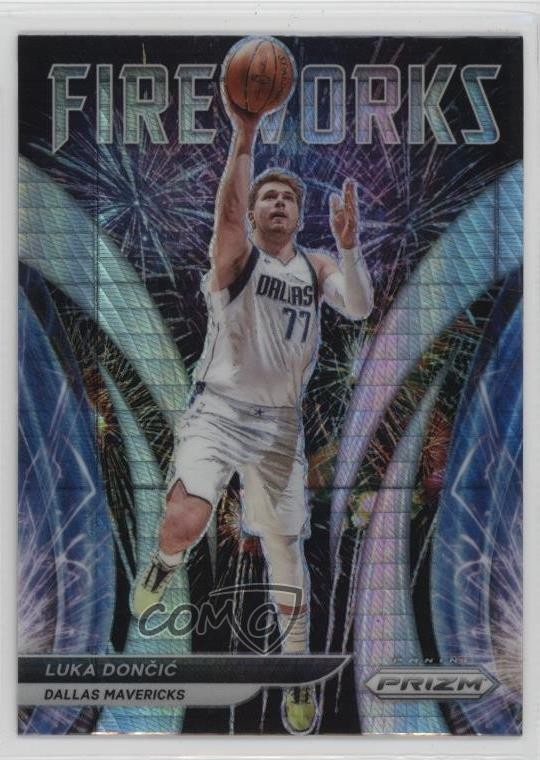 2021-22 Panini Prizm Fireworks Hyper Prizm Luka Doncic Luka Dončić #4 7u1