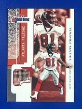 2001 Fleer Game Time Football Terance Mathis Atlanta Falcons #33