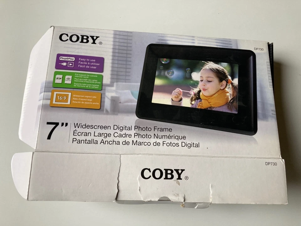 Coby DP-730-7" Digital Picture Frame- Never Been Used - Image 2 of 4
