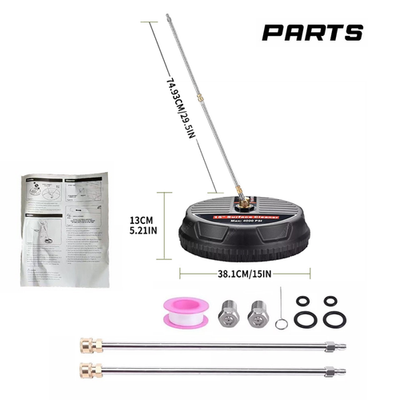 #ad 15quot; Pressure Washer Surface Cleaner 4000 PSI with Washer Extension Wand FREESHIP $40.97