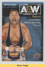 2021 Upper Deck AEW All Elite Wrestling Magazine Finisher Colt Cabana READ uf7