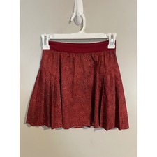 Spanx Get Moving Pleated Skort in Patterned Red Size XS Athleisure Active