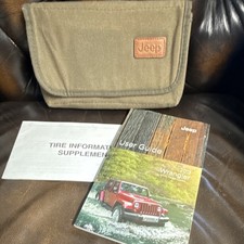 2013 Jeep Wrangler User Guide + Original OEM Case Manual **FREE SHIPPING**