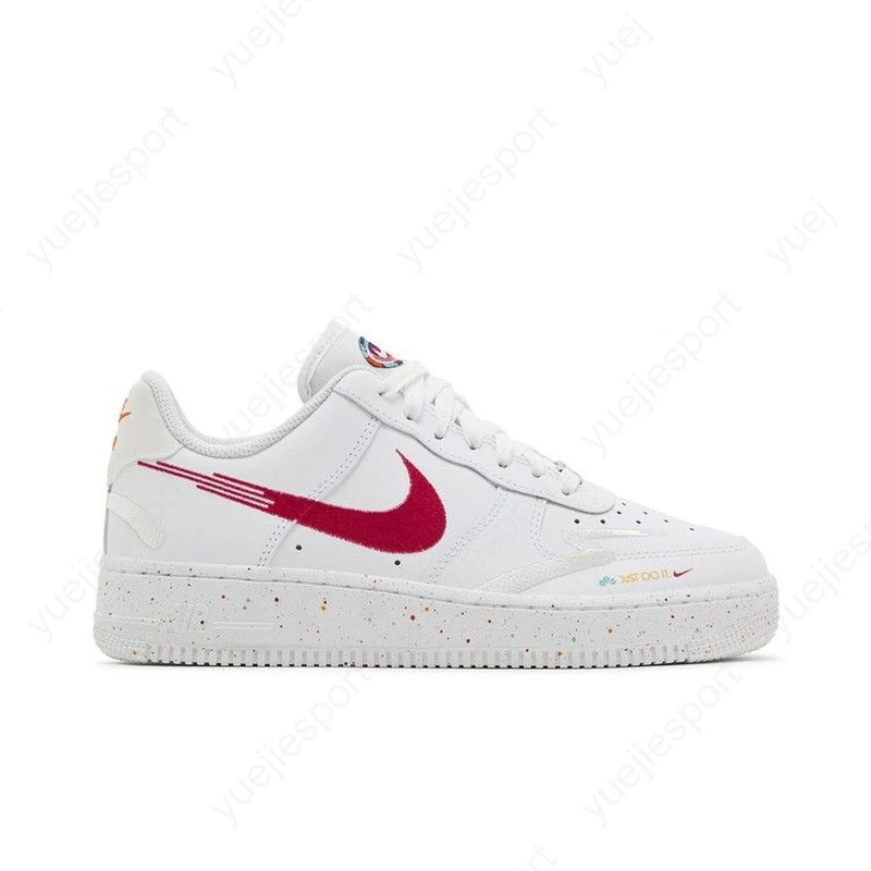 Nike Air Force 1 '07 LX White Safety Orange W for sale | eBay
