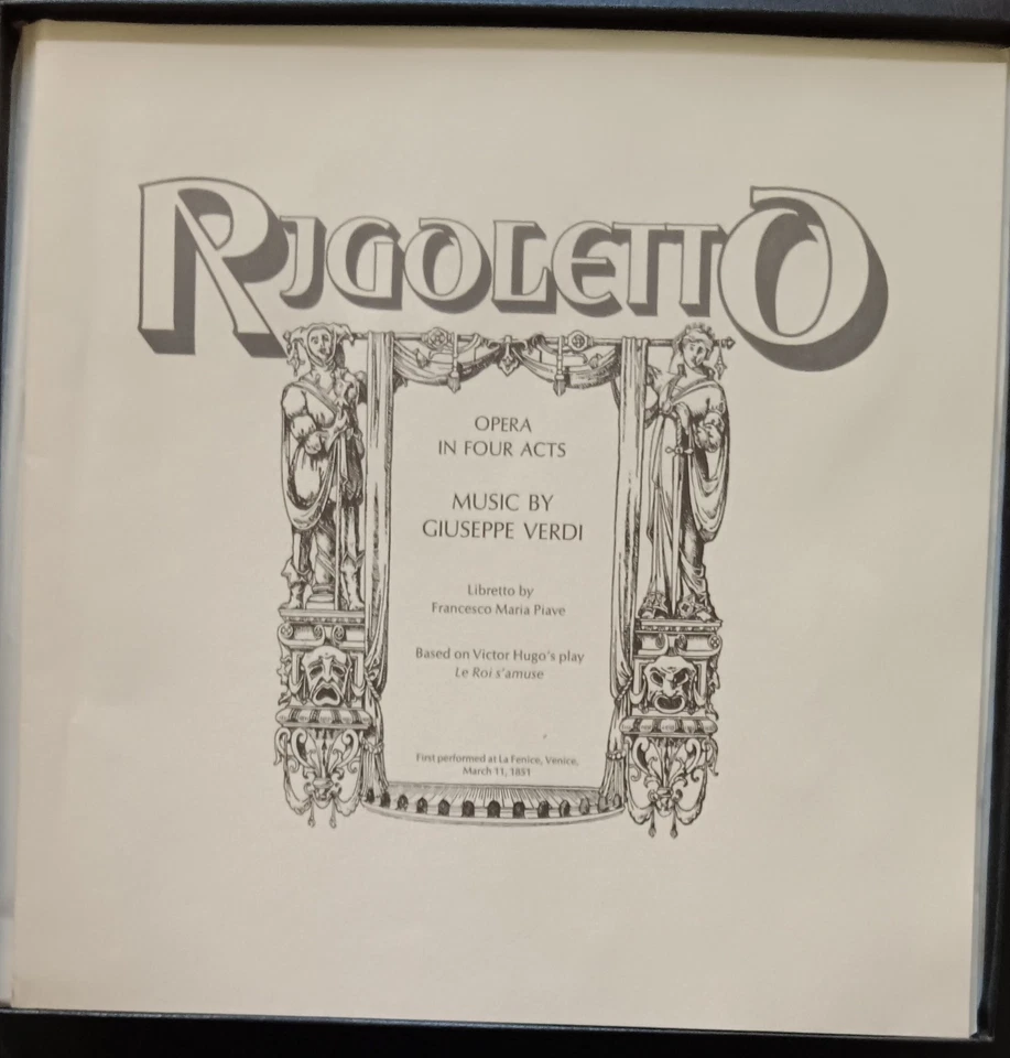 Renato Cellini - Verdi's Rigoletto - box set 2 x LPs excellent, libretto - Image 3 of 4