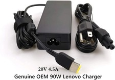 OEM 90W for Lenovo Adapter Charger ThinkPad X1 Carbon 0B46994 Yellow Square Tip