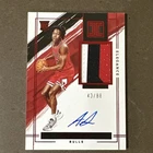 Ayo Dosunmu 2021-22 Impeccable Elegance Rookie Patch Auto Red Foil /88 RC Bulls