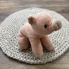 Aurora Flopsies Pink Pig Plush Stuffed Animal 8"