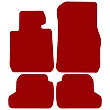 Basic Fu�matten, Autoteppiche f�r BMW 2 F22 Coupe F23 Cabrio 2013-2021 Rot x14 R