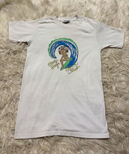 Vintage 90s Betty Boop Beach Club T Shirt Surf Board Fun Stuff NY Made in USA