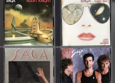 Saga CD LOT Worlds Apart Silent Knight Behaviour Dreams Bel Air New Age Portrait