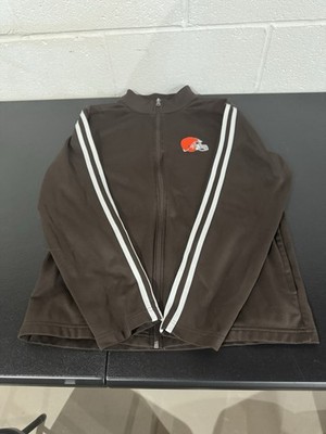 NFL Team Apparel Cleveland Browns Full Zip Lightweight Jacket Size Medium
