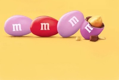 M&M CUPID'S BLEND PEANUT RED/PINK/WHITE MILK CHOCO, VALUE PRICE IN POUNDS BAG